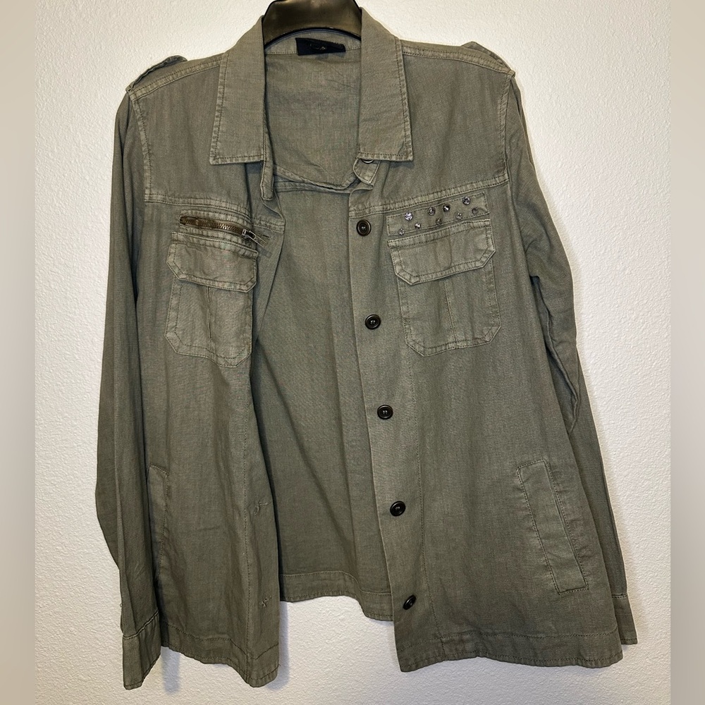 Jeans By Buffalo Womens Button Utility Jacket Size M